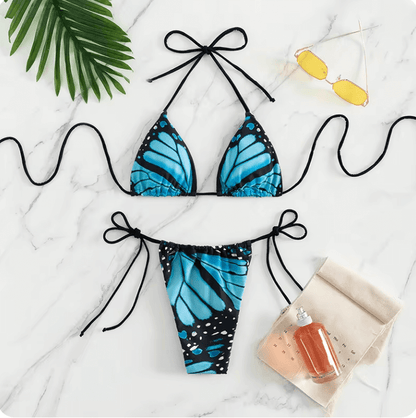 Luna | Bikini con Estampado Mariposa - Veronica Paz